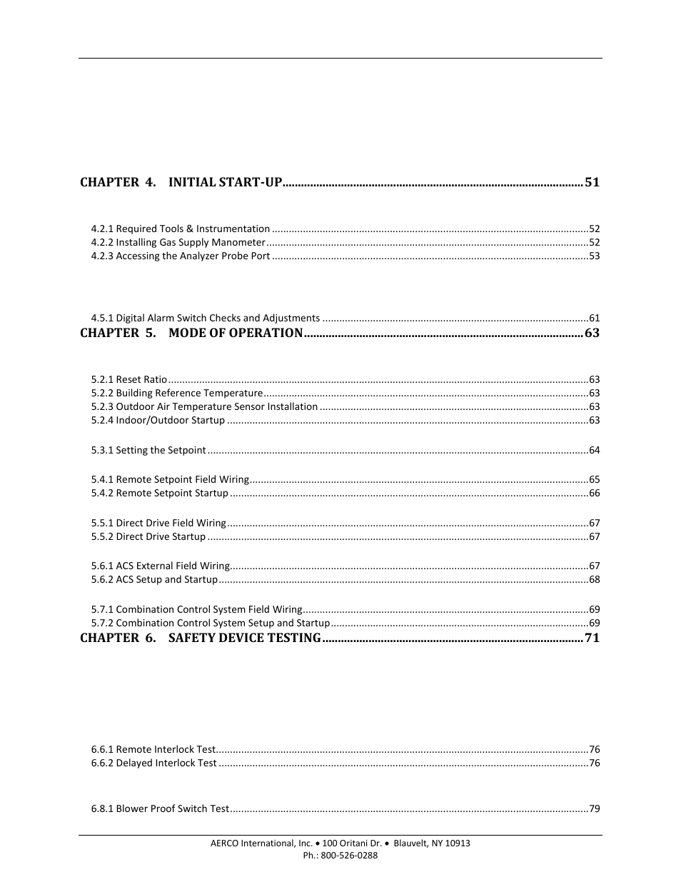 AERCO BMK 1500-2000 User Manual | Page 4 / 188