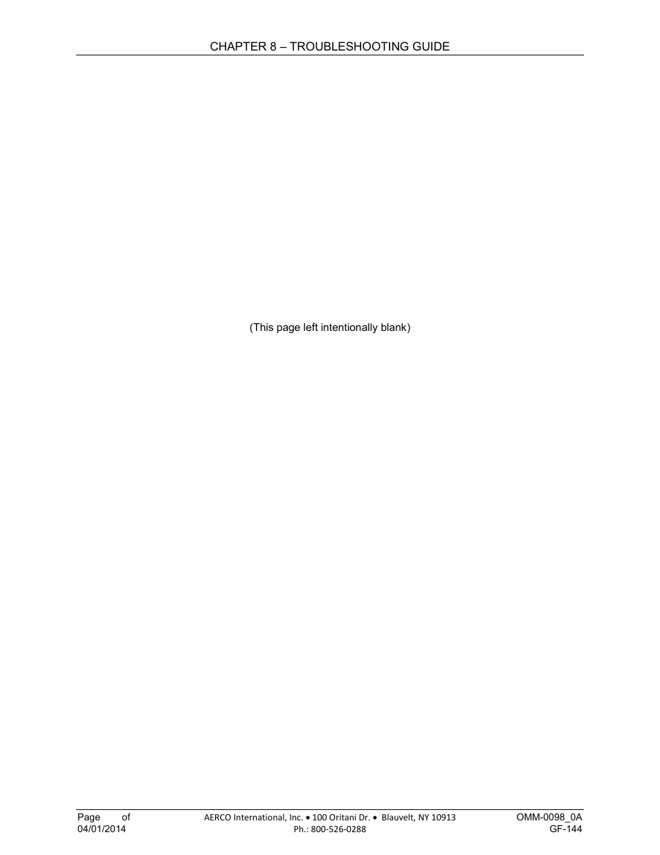 AERCO BMK 2000DF User Manual | Page 104 / 196