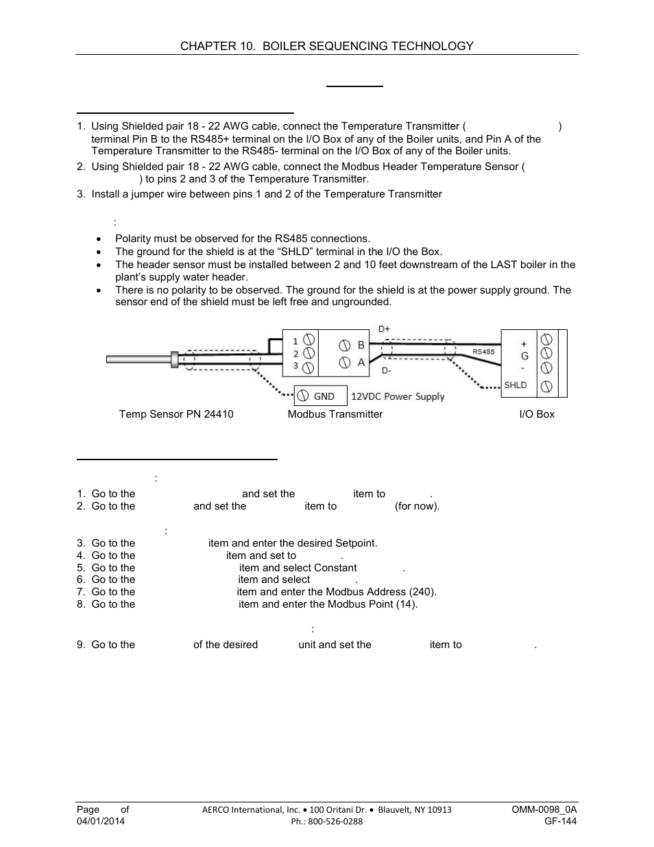AERCO BMK 2000DF User Manual | Page 126 / 196