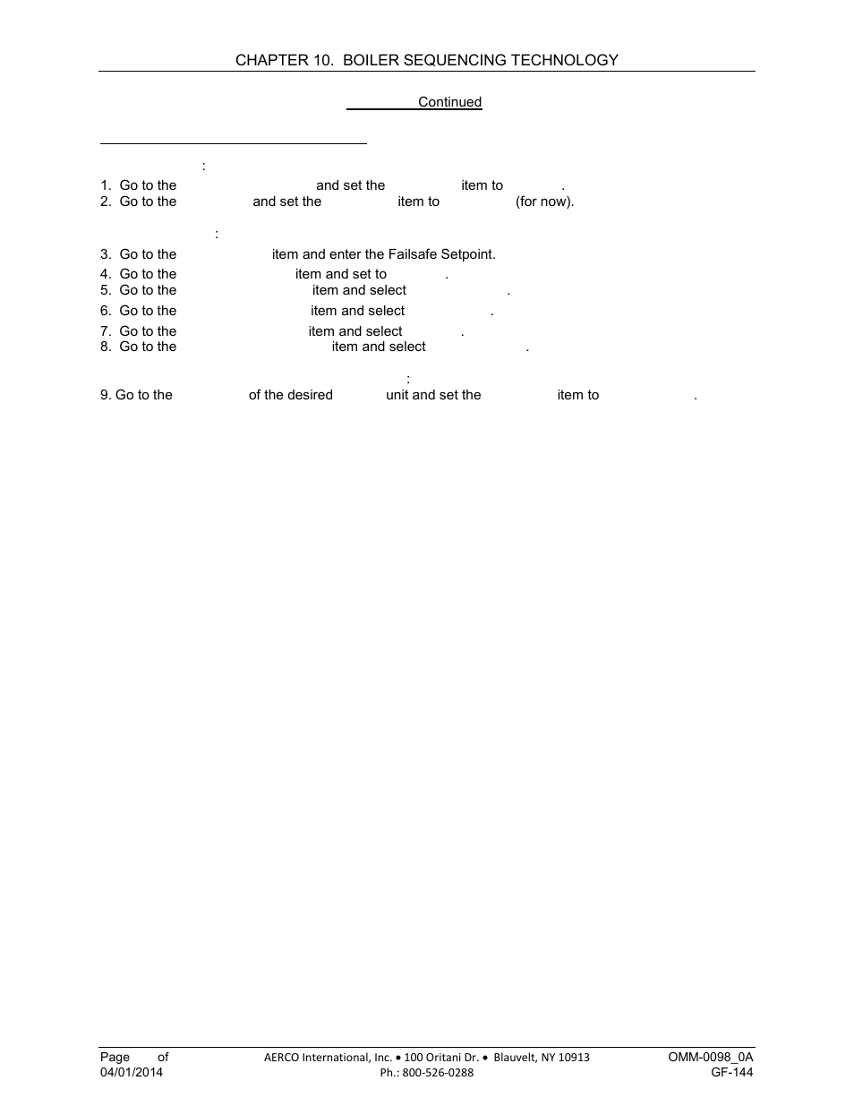 AERCO BMK 2000DF User Manual | Page 128 / 196