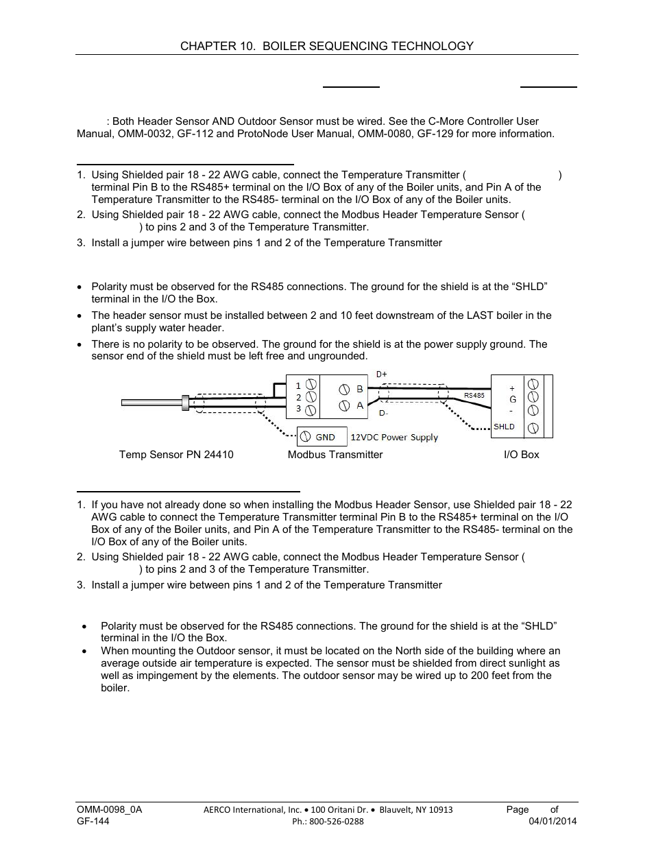 AERCO BMK 2000DF User Manual | Page 129 / 196