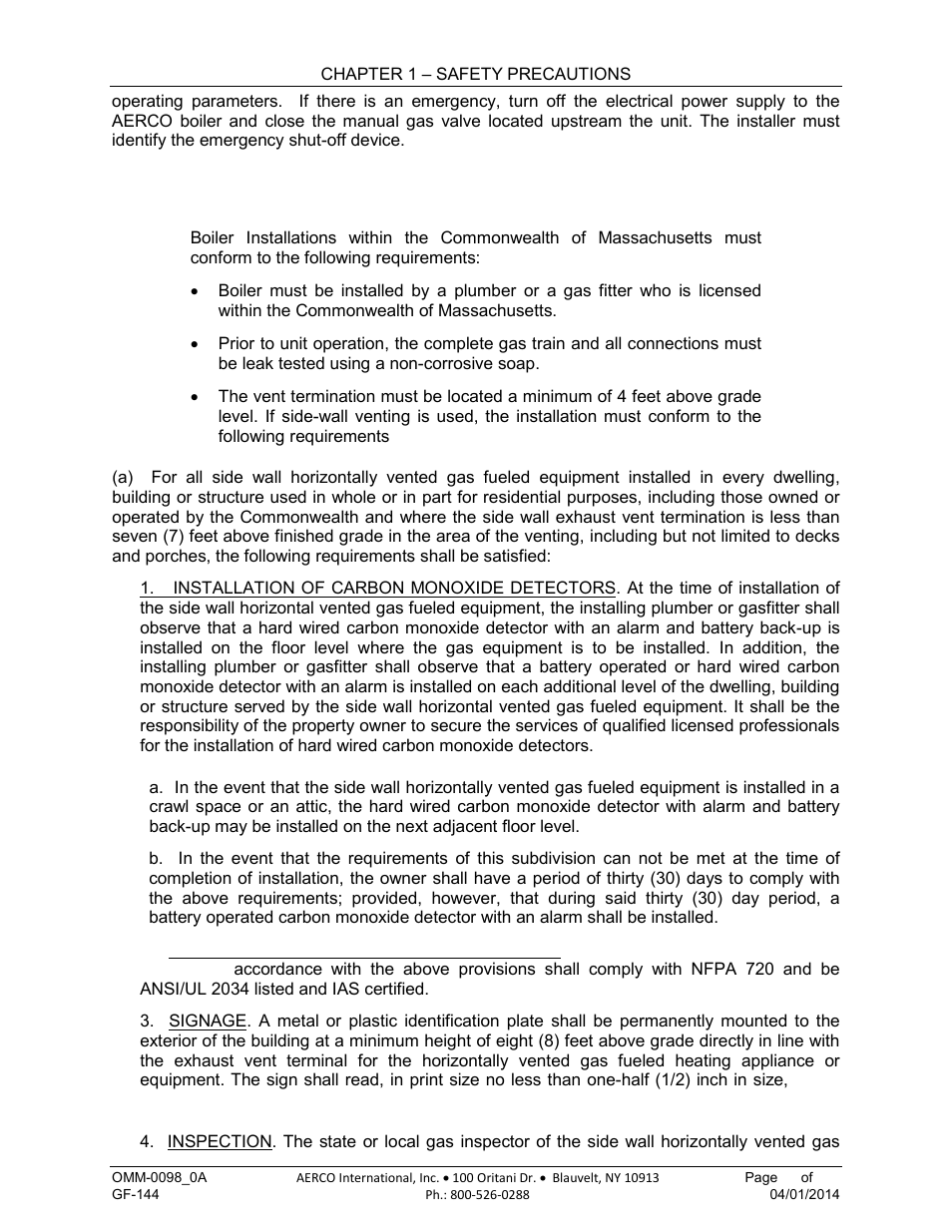 AERCO BMK 2000DF User Manual | Page 13 / 196