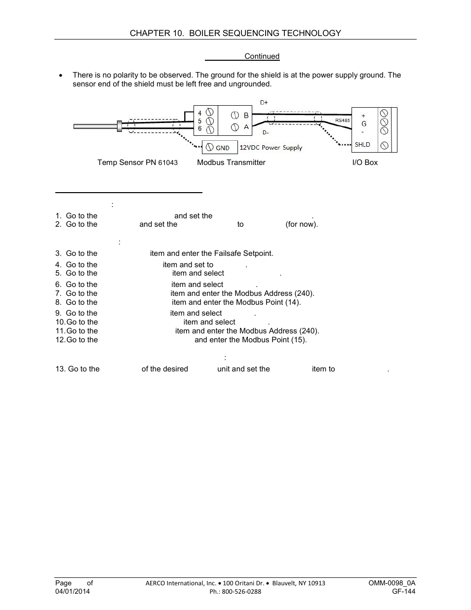 AERCO BMK 2000DF User Manual | Page 130 / 196