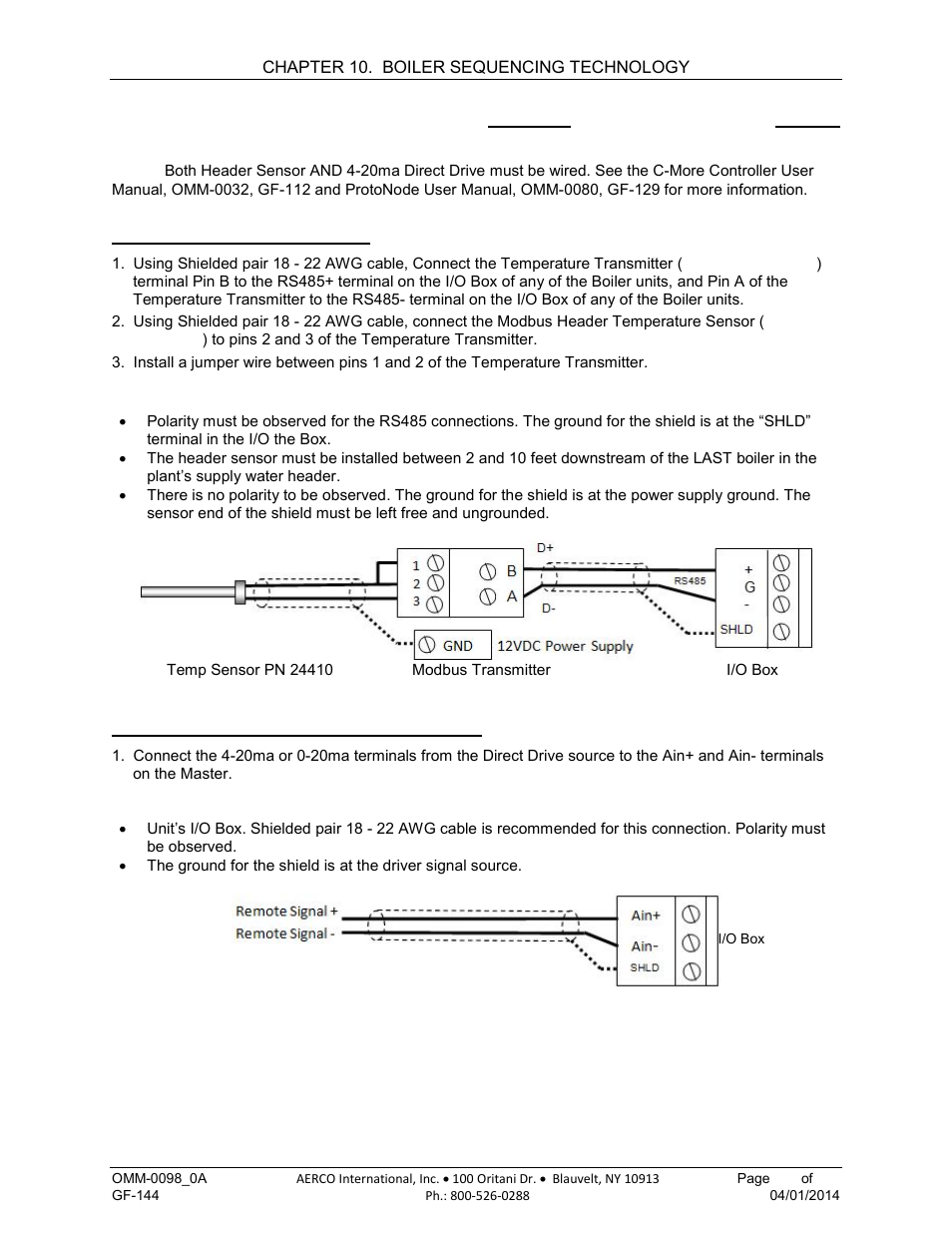 AERCO BMK 2000DF User Manual | Page 133 / 196