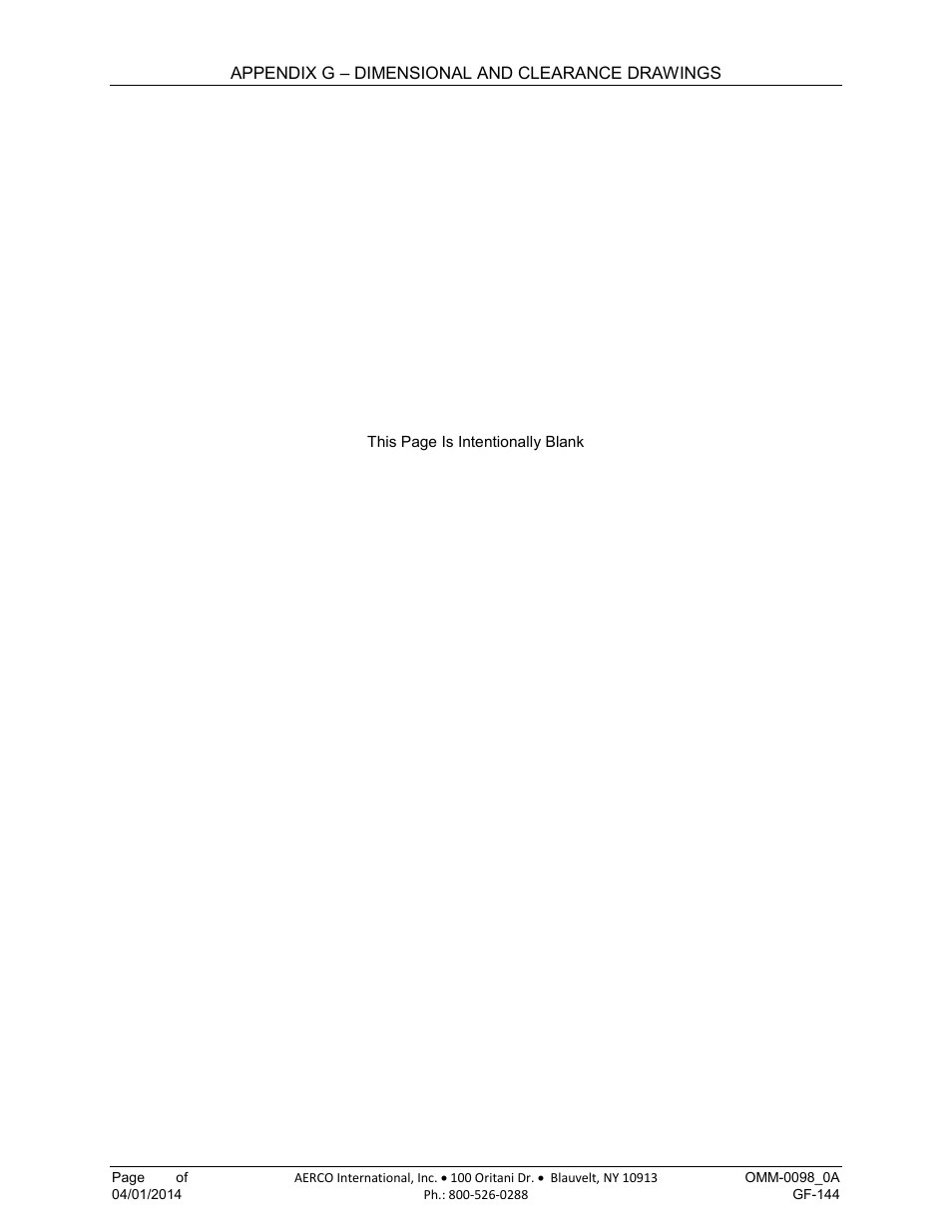 AERCO BMK 2000DF User Manual | Page 162 / 196