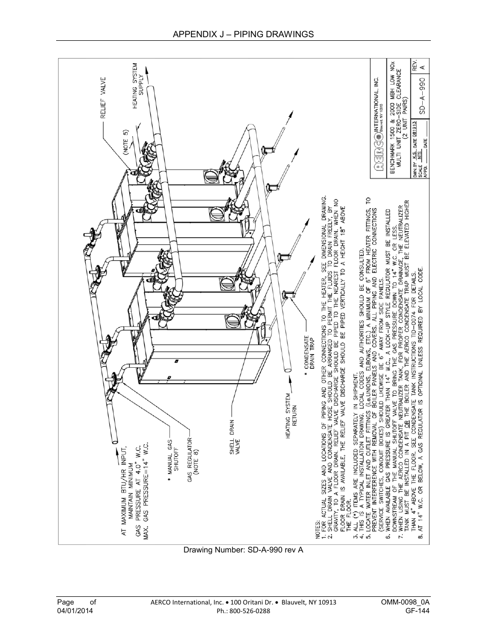 AERCO BMK 2000DF User Manual | Page 184 / 196