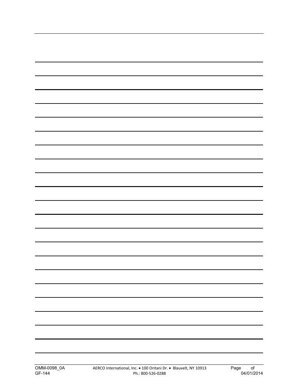 AERCO BMK 2000DF User Manual | Page 195 / 196