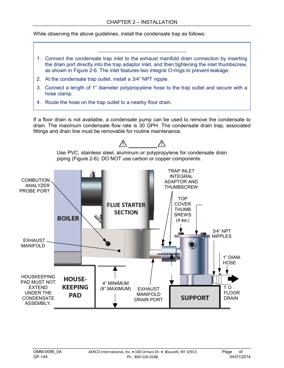 AERCO BMK 2000DF User Manual | Page 21 / 196