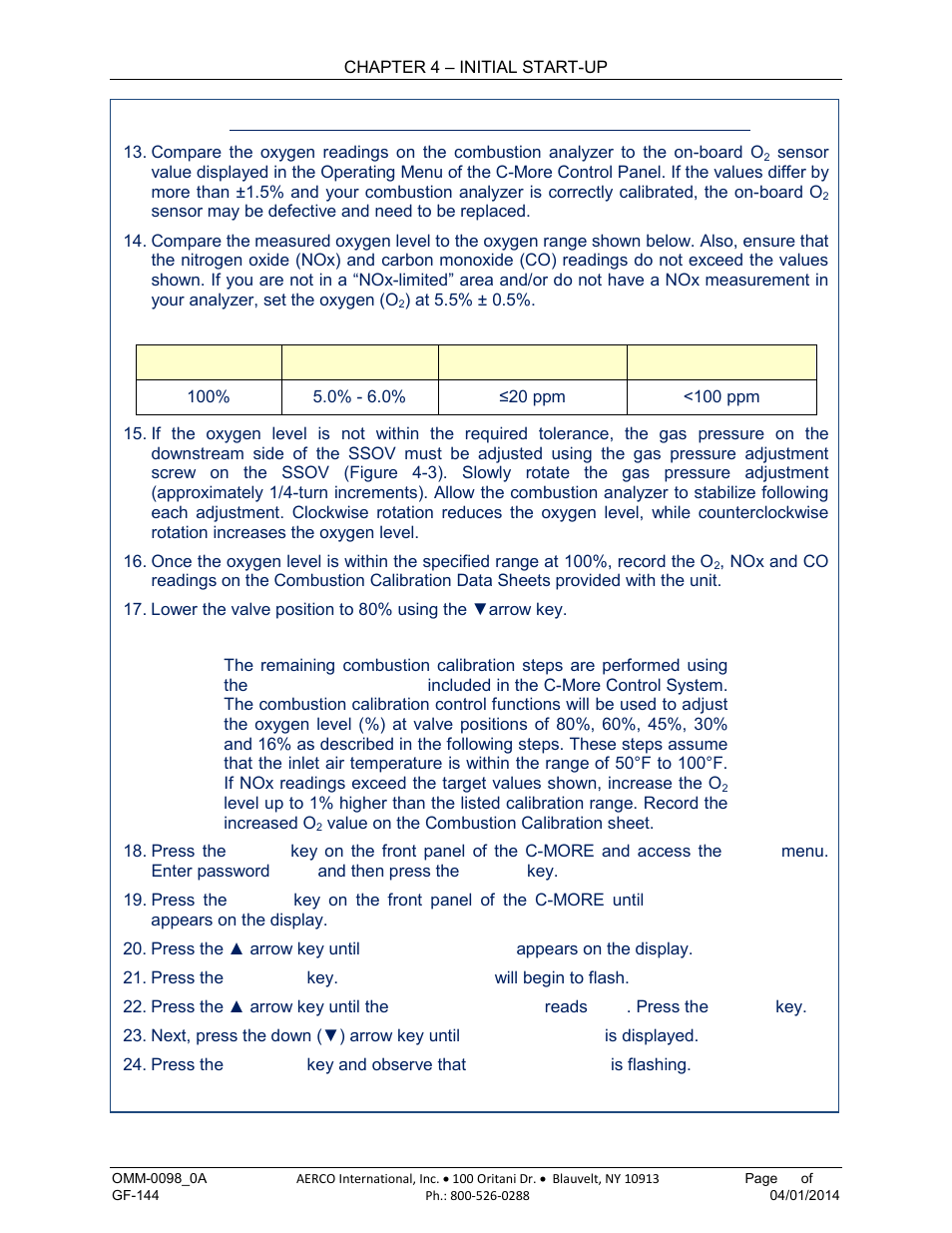 AERCO BMK 2000DF User Manual | Page 57 / 196