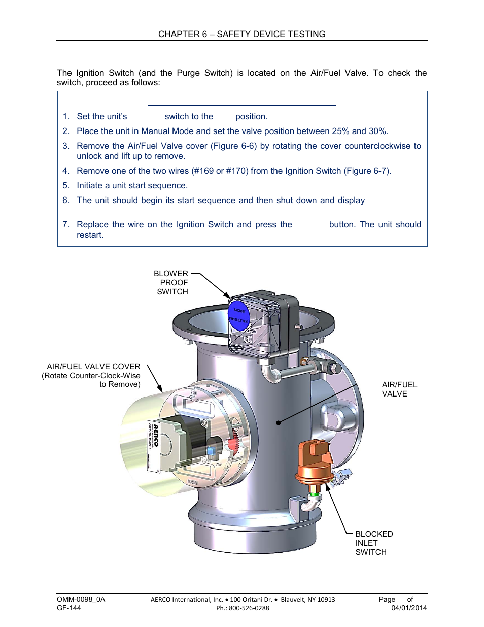 11 ignition switch open during ignition | AERCO BMK 2000DF User Manual | Page 89 / 196