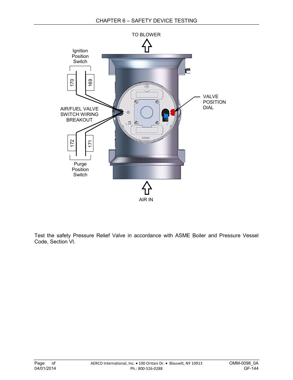 12 safety pressure relief valve test | AERCO BMK 2000DF User Manual | Page 90 / 196