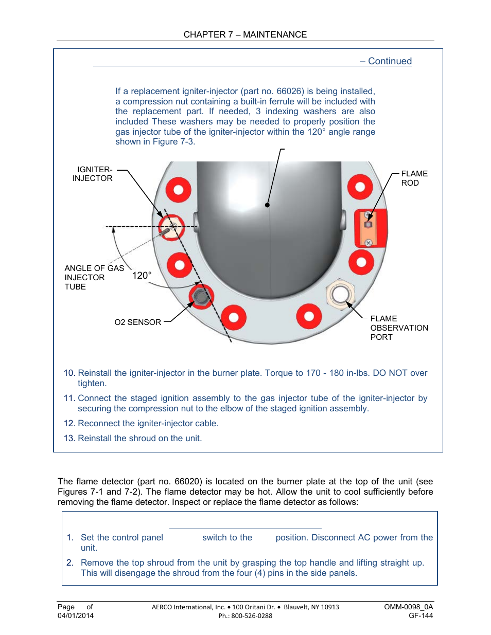 3 flame detector | AERCO BMK 2000DF User Manual | Page 94 / 196