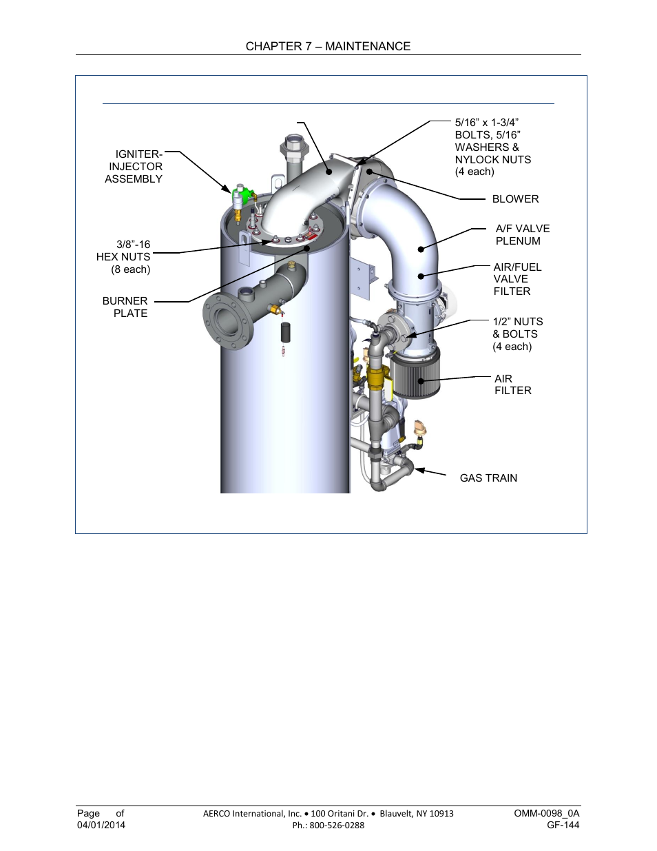 AERCO BMK 2000DF User Manual | Page 98 / 196