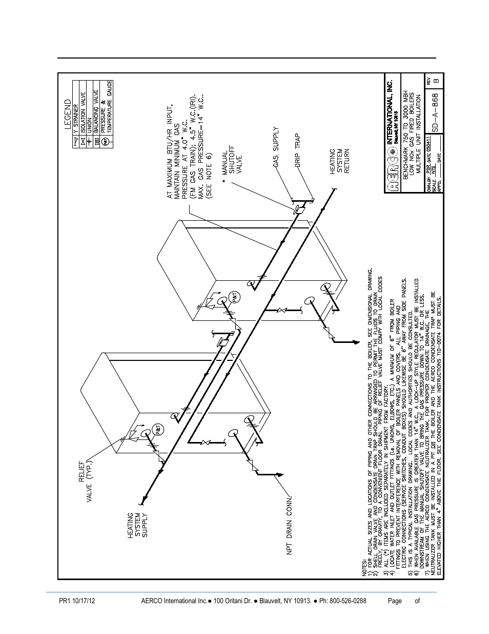 Gf-123, Benchmark 2.0ln low nox boiler | AERCO BMK 2.0 LN October 2012 User Manual | Page 153 / 172