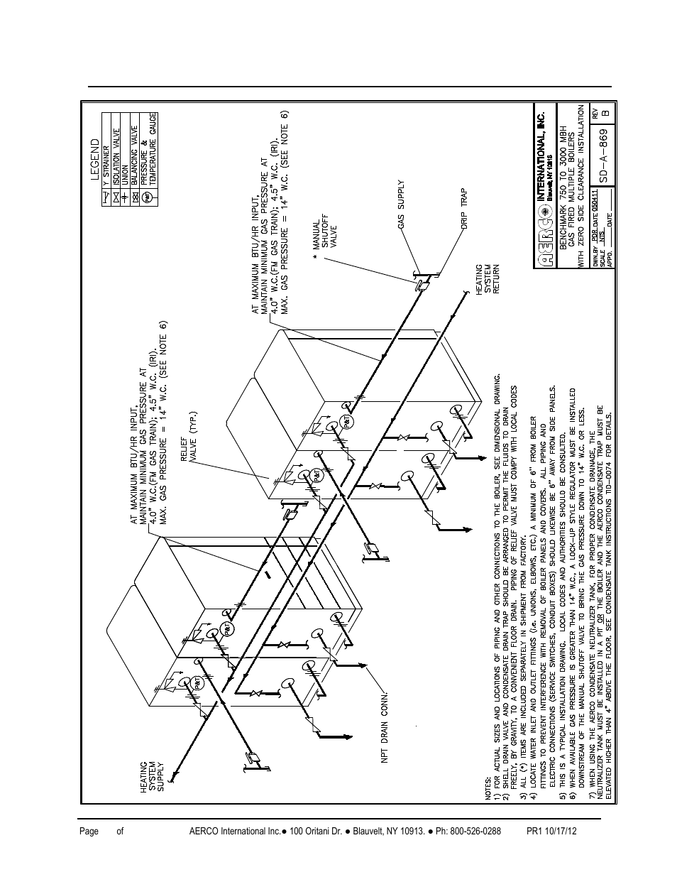 Benchmark 2.0ln low nox boiler, Gf-123 | AERCO BMK 2.0 LN October 2012 User Manual | Page 154 / 172