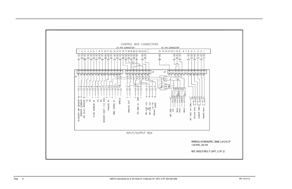 Benchmark 2.0ln low nox boiler, Gf-123 | AERCO BMK 2.0 LN October 2012 User Manual | Page 160 / 172