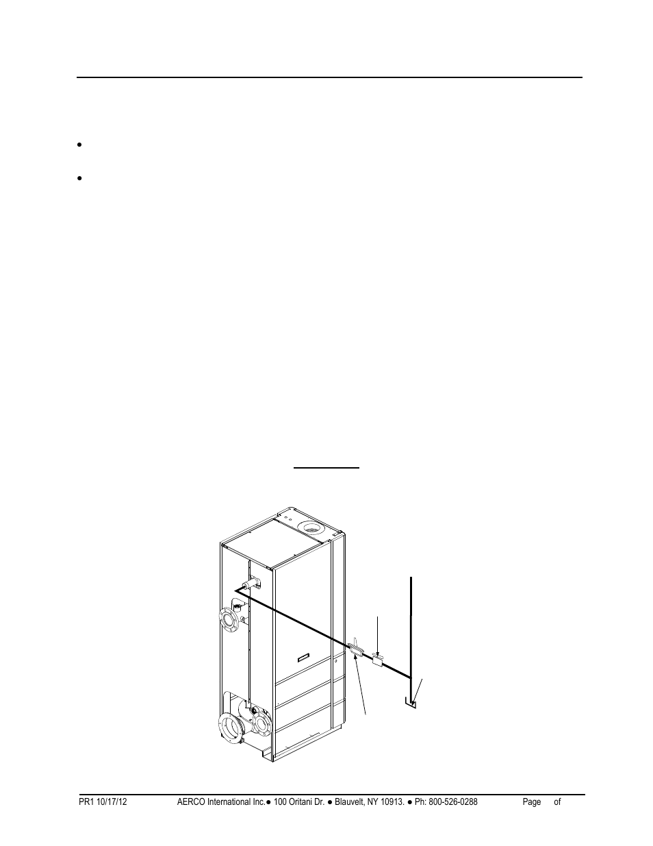 1 gas supply specifications, 2 manual gas shutoff valve, 3 external gas supply regulator | Gf-123, Benchmark 2.0ln low nox boiler | AERCO BMK 2.0 LN October 2012 User Manual | Page 21 / 172