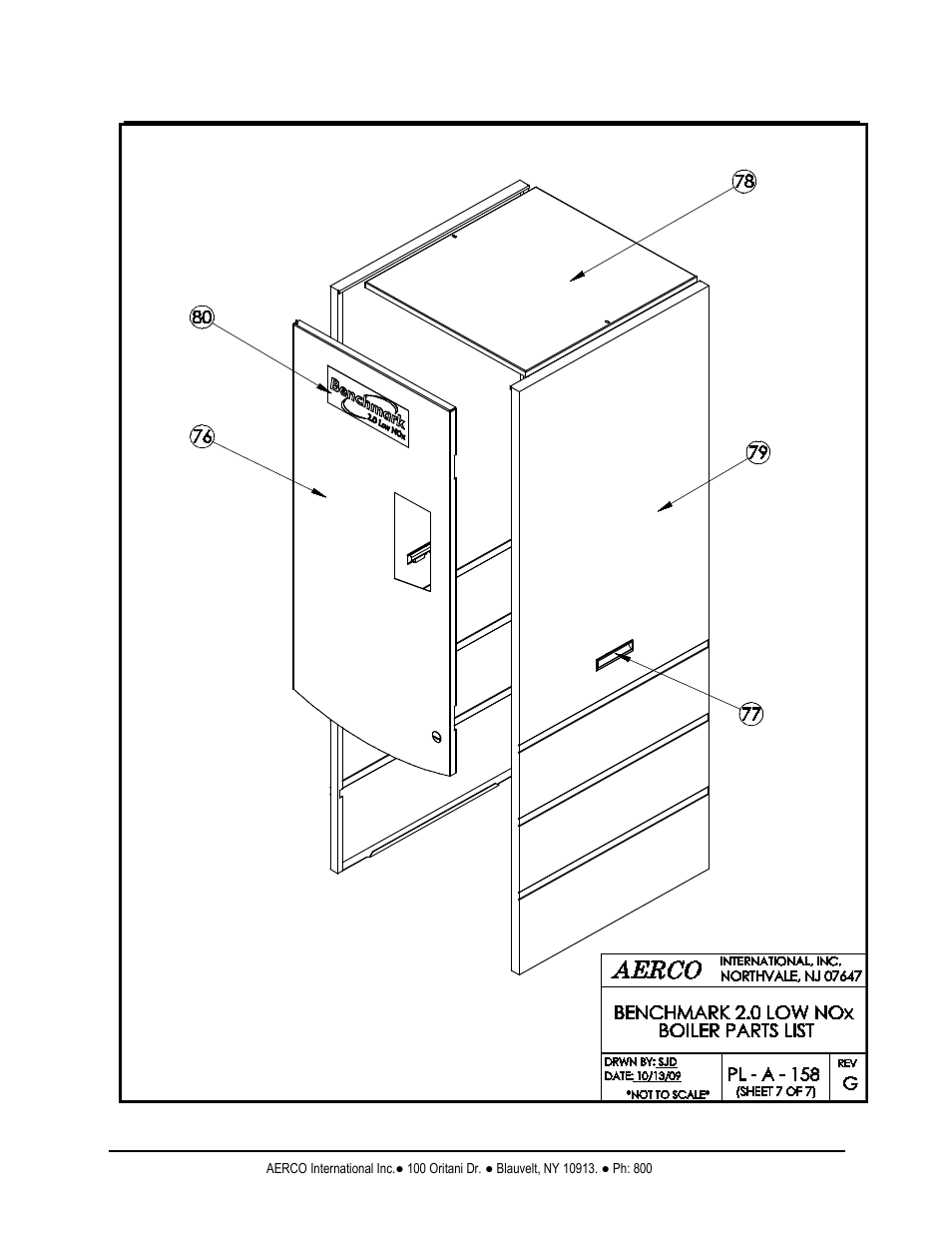 Benchmark 2.0ln low nox boiler, Gf-123 | AERCO BMK 2.0 LN Natural Gas (SN G-11-1861 and above) User Manual | Page 148 / 170