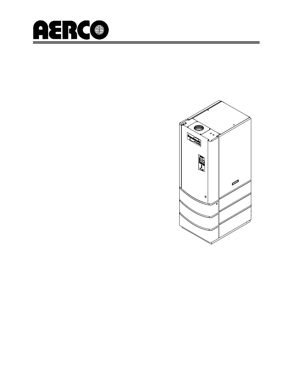 AERCO BMK 2.0 LN Nat. Gas June 2010 User Manual | 125 pages
