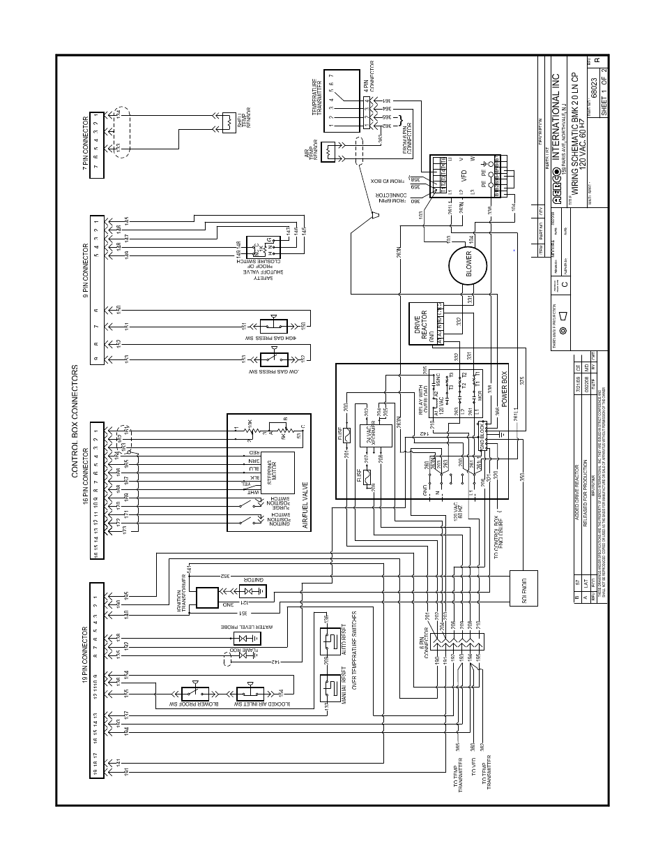 Appendix h - wiring schematics | AERCO BMK 2.0 LN Nat. Gas for Mass. only User Manual | Page 103 / 113