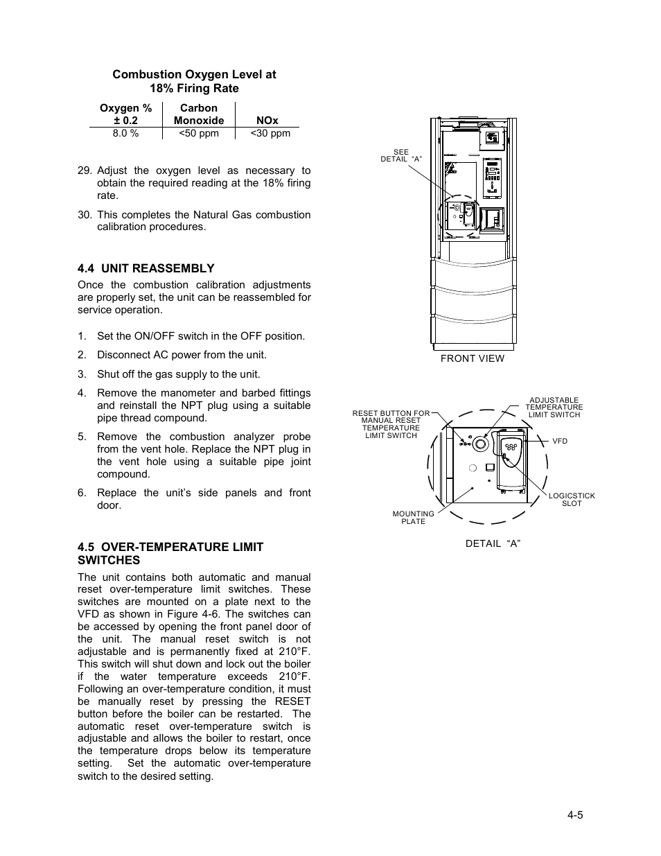Initial start-up | AERCO BMK 2.0 LN Nat. Gas for Mass. only User Manual | Page 37 / 113