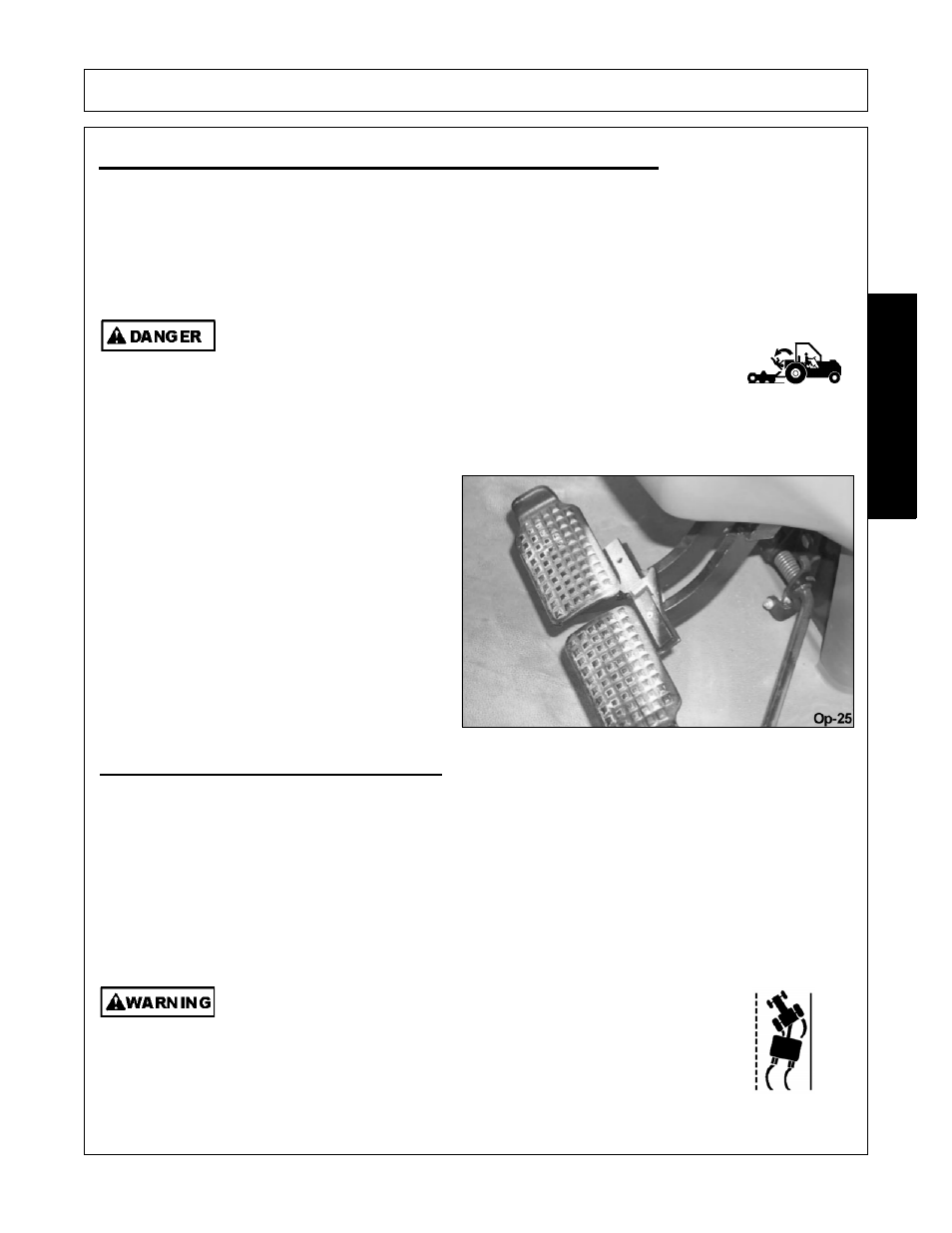 Transporting the tractor and implement, 1 transporting on public roadways, Operation | Opera t ion | Bush Hog FC-BL-0002 User Manual | Page 51 / 62