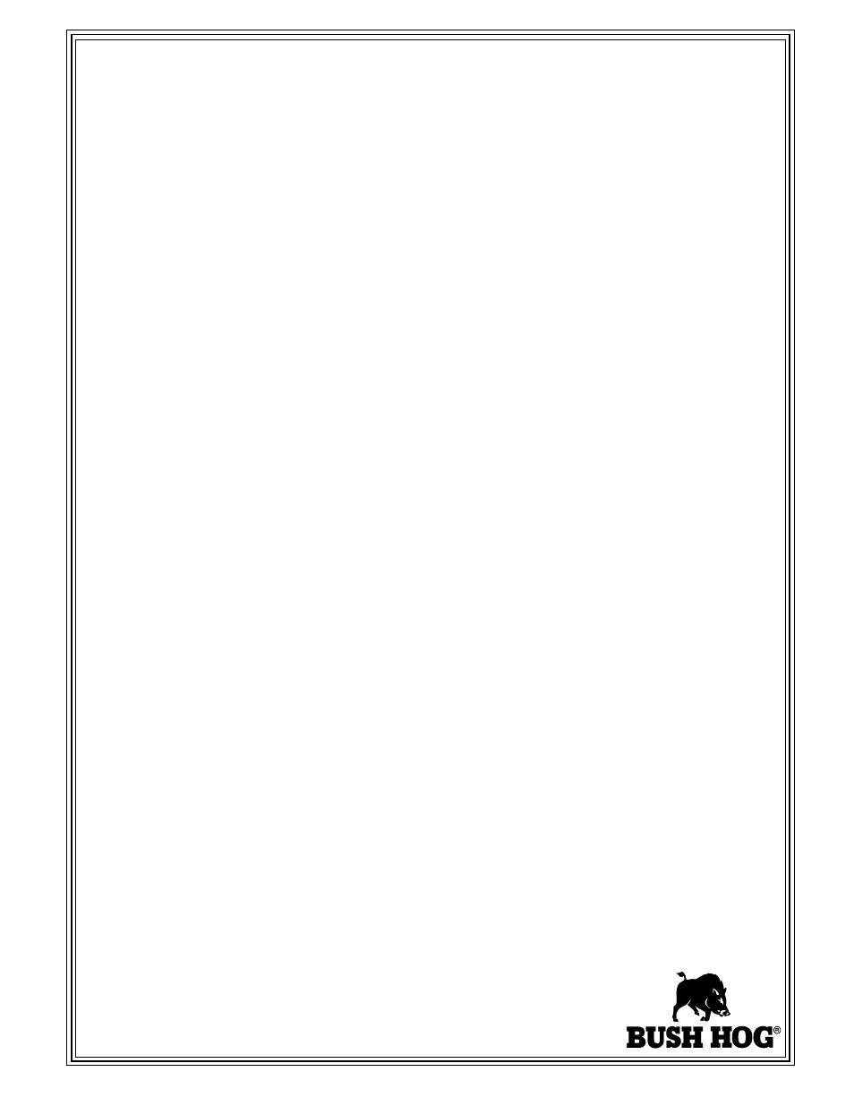 Bush hog, Limited warranty, Limited warranties | Remedies and procedures, Limitation of liability, Miscellaneous | Bush Hog FC-BL-0002 User Manual | Page 60 / 62