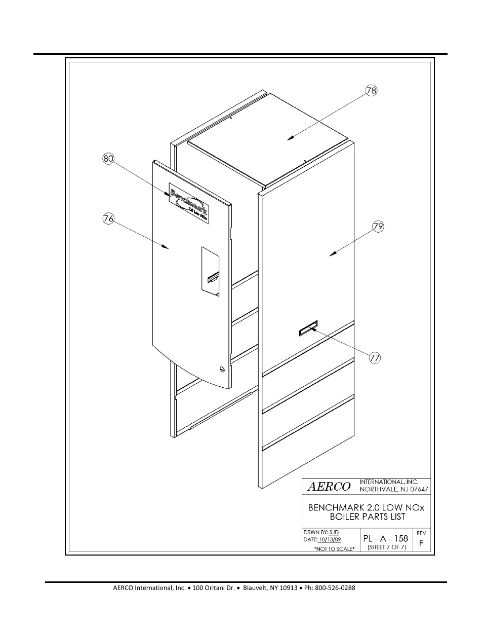 Benchmark 2.0ln dual-fuel low nox boiler, Gf-127 | AERCO BMK 2.0 LN Dual Fuel Serial G-11-2402 and UP User Manual | Page 135 / 160