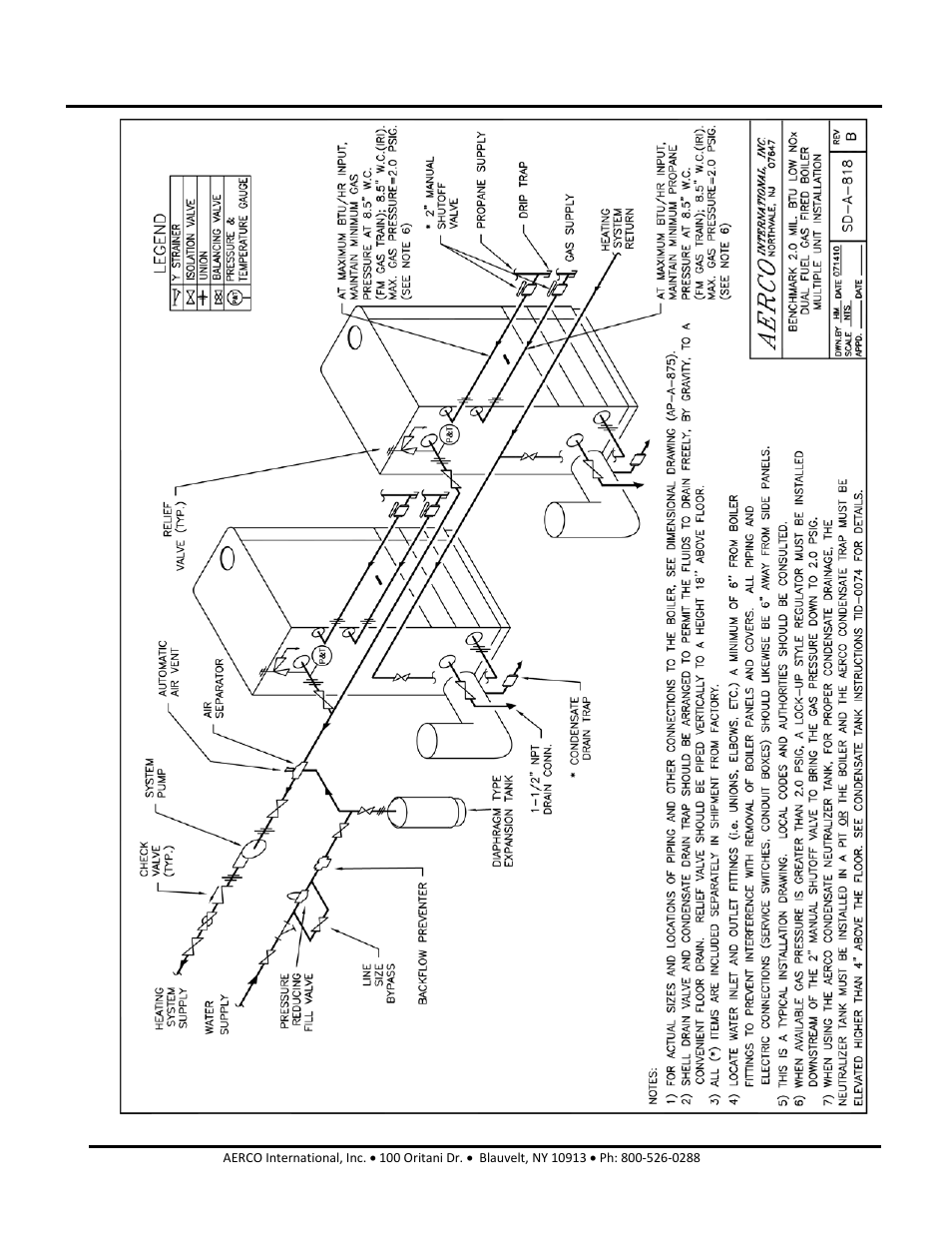Benchmark 2.0ln dual-fuel low nox boiler, Gf-127 | AERCO BMK 2.0 LN Dual Fuel Serial G-11-2402 and UP User Manual | Page 139 / 160
