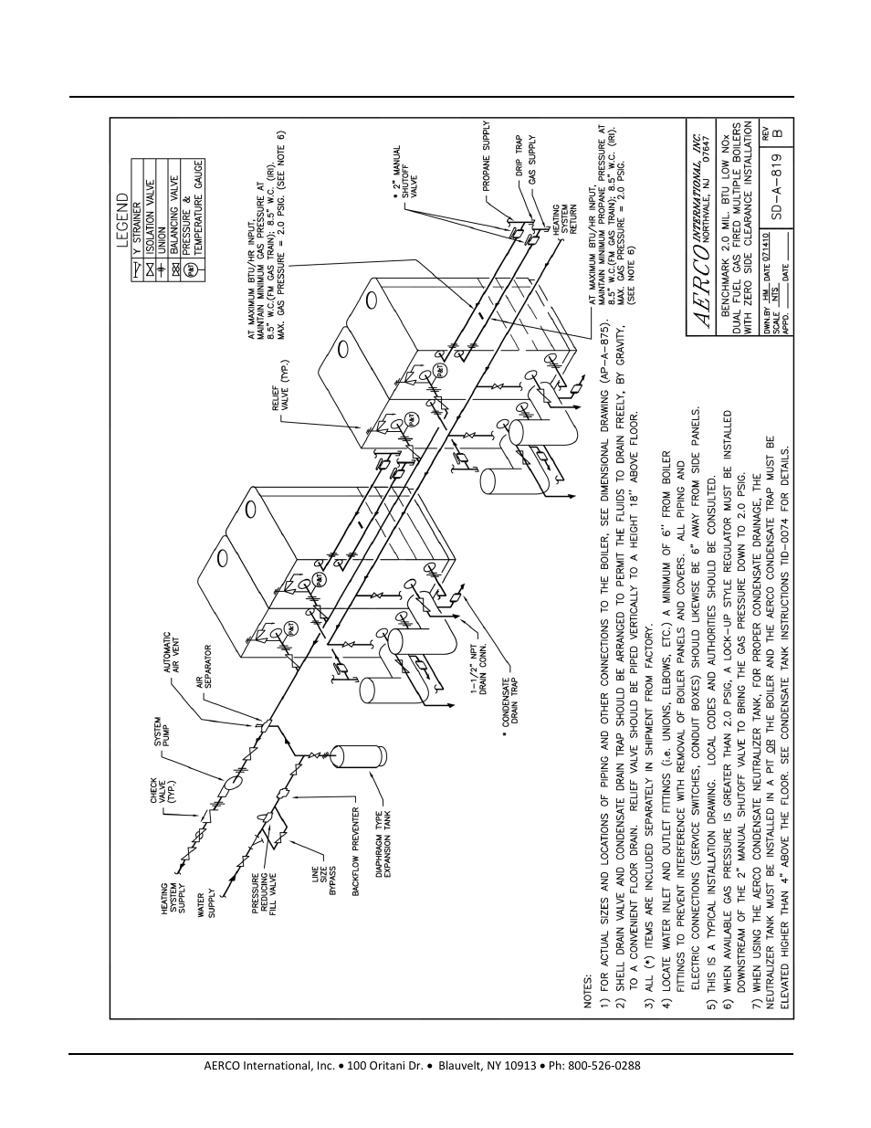 Benchmark 2.0ln dual-fuel low nox boiler, Gf-127 | AERCO BMK 2.0 LN Dual Fuel Serial G-11-2402 and UP User Manual | Page 140 / 160