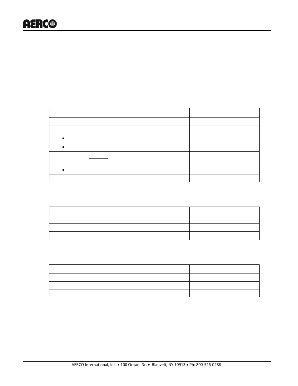 Appendix l: recommended spare parts lists, Benchmark 2.0ln dual-fuel low nox boiler, Gf-127 | AERCO BMK 2.0 LN Dual Fuel Serial G-11-2402 and UP User Manual | Page 157 / 160