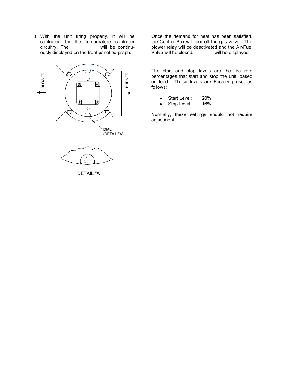 9 start/stop levels, Control panel operating procedures | AERCO BMK 2.0 LN Nat. Gas User Manual | Page 29 / 112