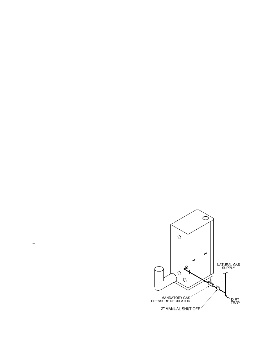 2 manual gas shutoff valve, 3 iri gas train kit, 5 electrical supply | Installation | AERCO BMK 2.0 LN for Mass. only User Manual | Page 16 / 114