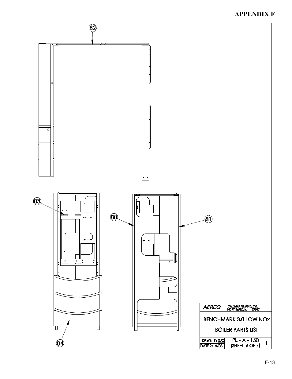 Appendix f | AERCO BMK 3.0 LN Dual-Fuel Series Gas Fired Low NOx Boiler System User Manual | Page 111 / 136