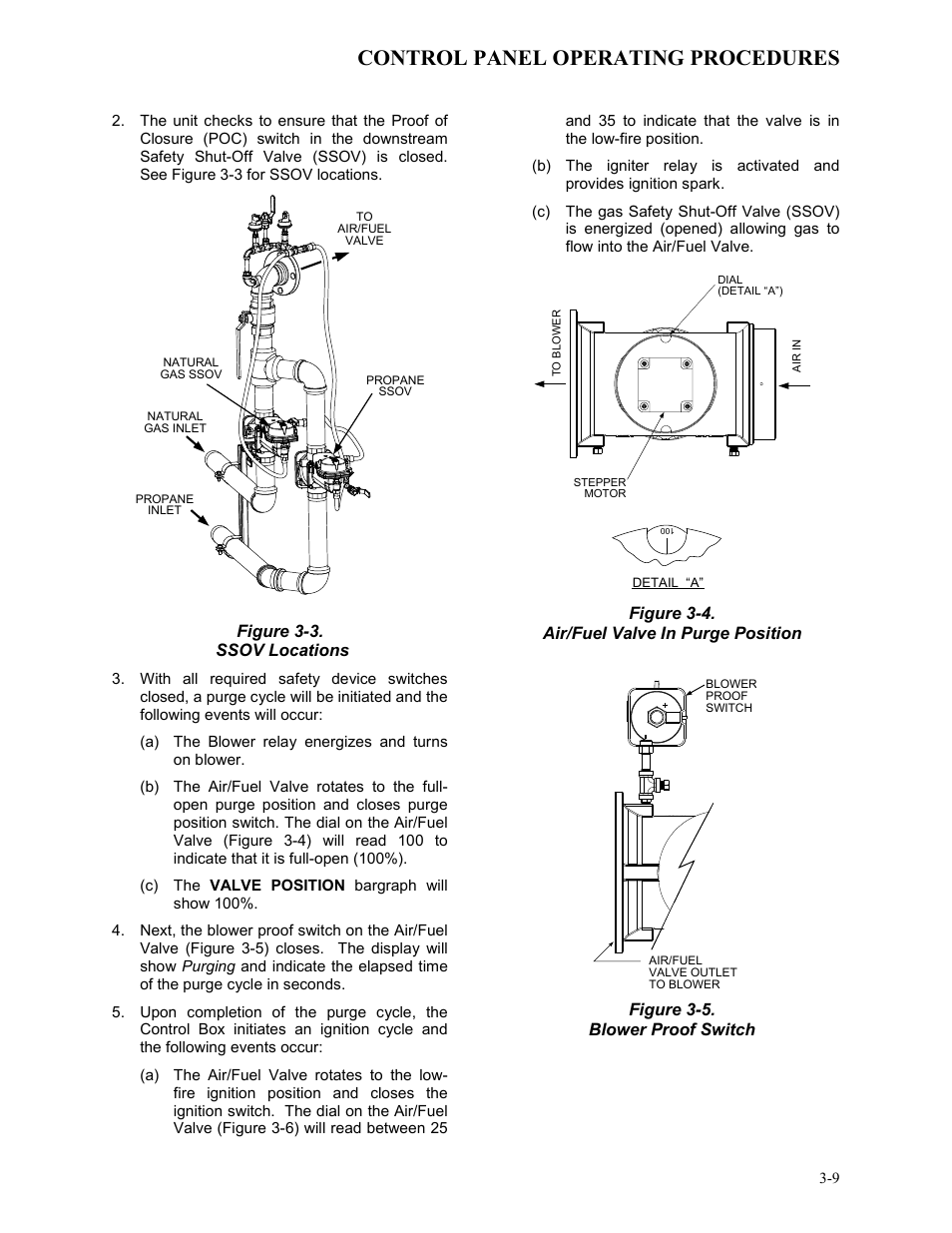 Control panel operating procedures | AERCO BMK 3.0 LN Dual-Fuel Series Gas Fired Low NOx Boiler System User Manual | Page 31 / 136