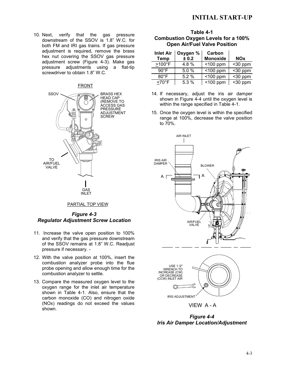 Initial start-up | AERCO BMK 3.0 LN Natural Gas July 2011 User Manual | Page 37 / 129