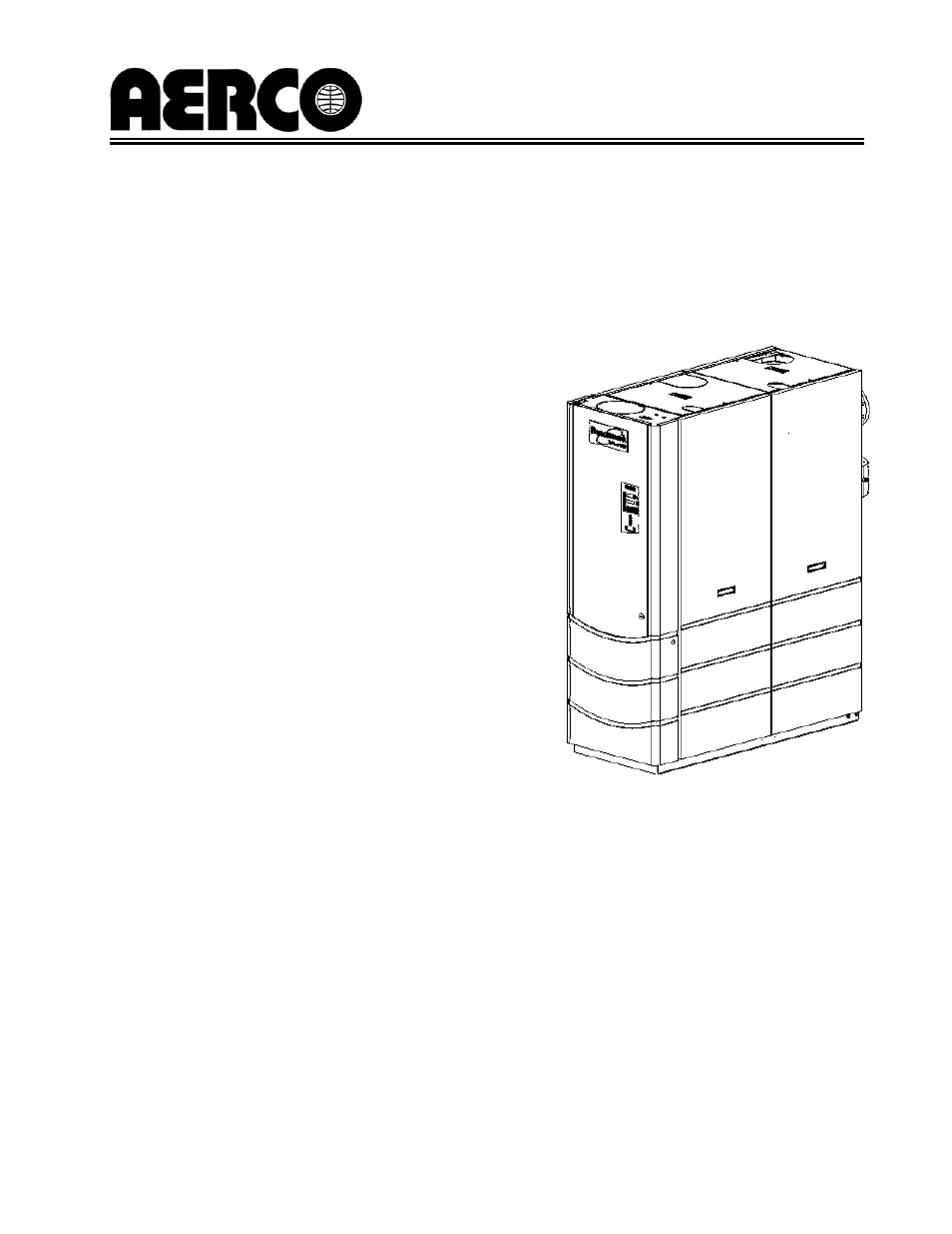 AERCO BMK 3.0 LN Nat. Gas June 2010 User Manual | 129 pages