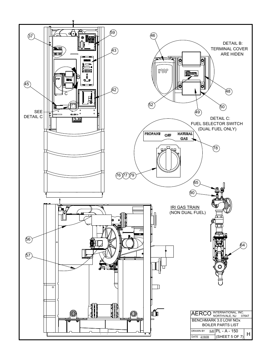 Appendix f, Aerco | AERCO BMK 3.0 LN Nat. Gas June 2010 User Manual | Page 104 / 129