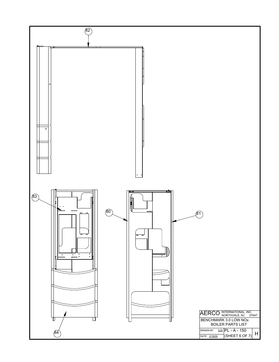 Appendix f, Aerco | AERCO BMK 3.0 LN Nat. Gas June 2010 User Manual | Page 105 / 129