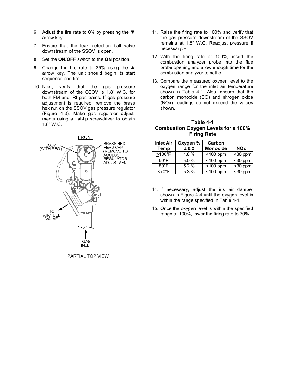 Initial start-up | AERCO BMK 3.0 LN Nat. Gas APRIL 2009 User Manual | Page 35 / 125