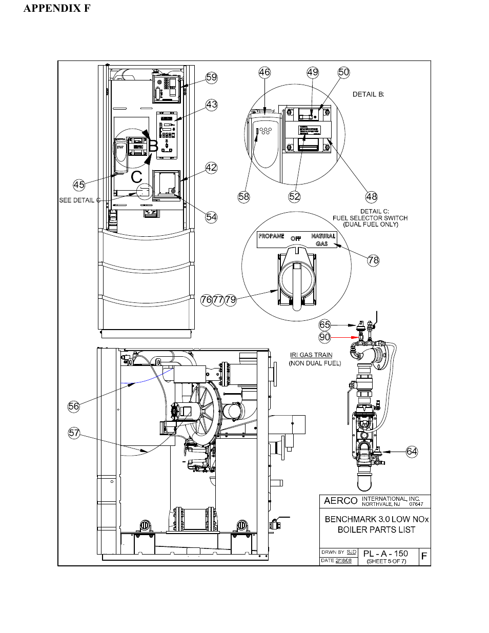 AERCO BMK 3.0 LN Nat. Gas for Mass. only User Manual | Page 100 / 127