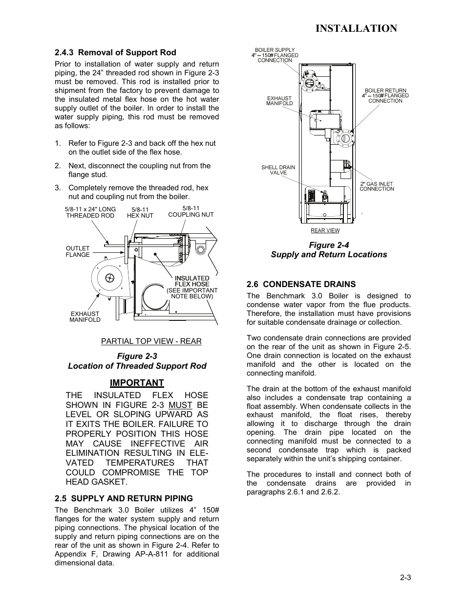 Installation | AERCO BMK 3.0 LN Nat. Gas Jan 2009 User Manual | Page 13 / 121