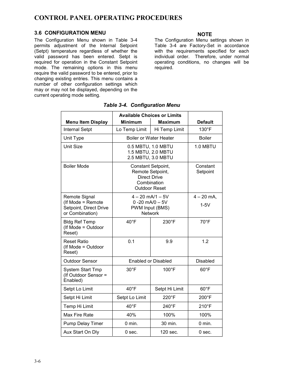 Control panel operating procedures | AERCO BMK 3.0 LN Nat. Gas Jan 2009 User Manual | Page 28 / 121