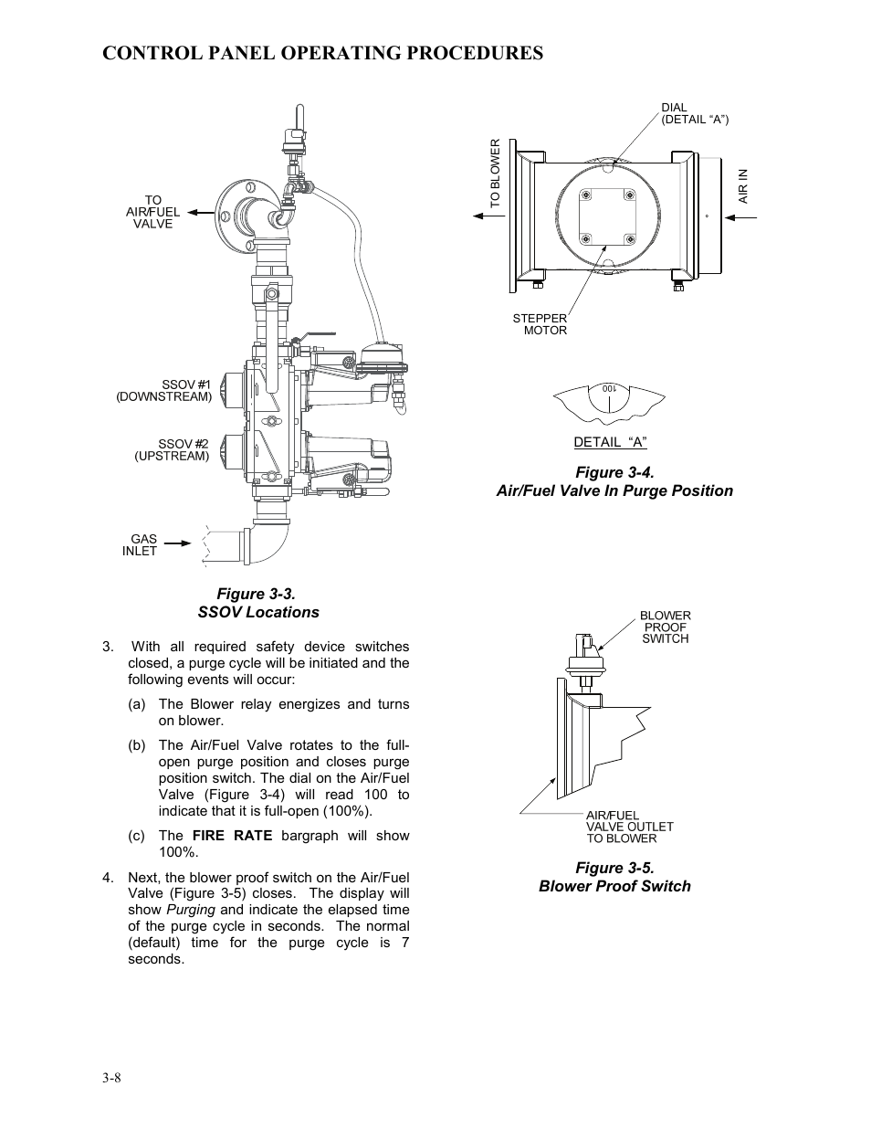 Control panel operating procedures | AERCO BMK 3.0 LN Nat. Gas Jan 2009 User Manual | Page 30 / 121