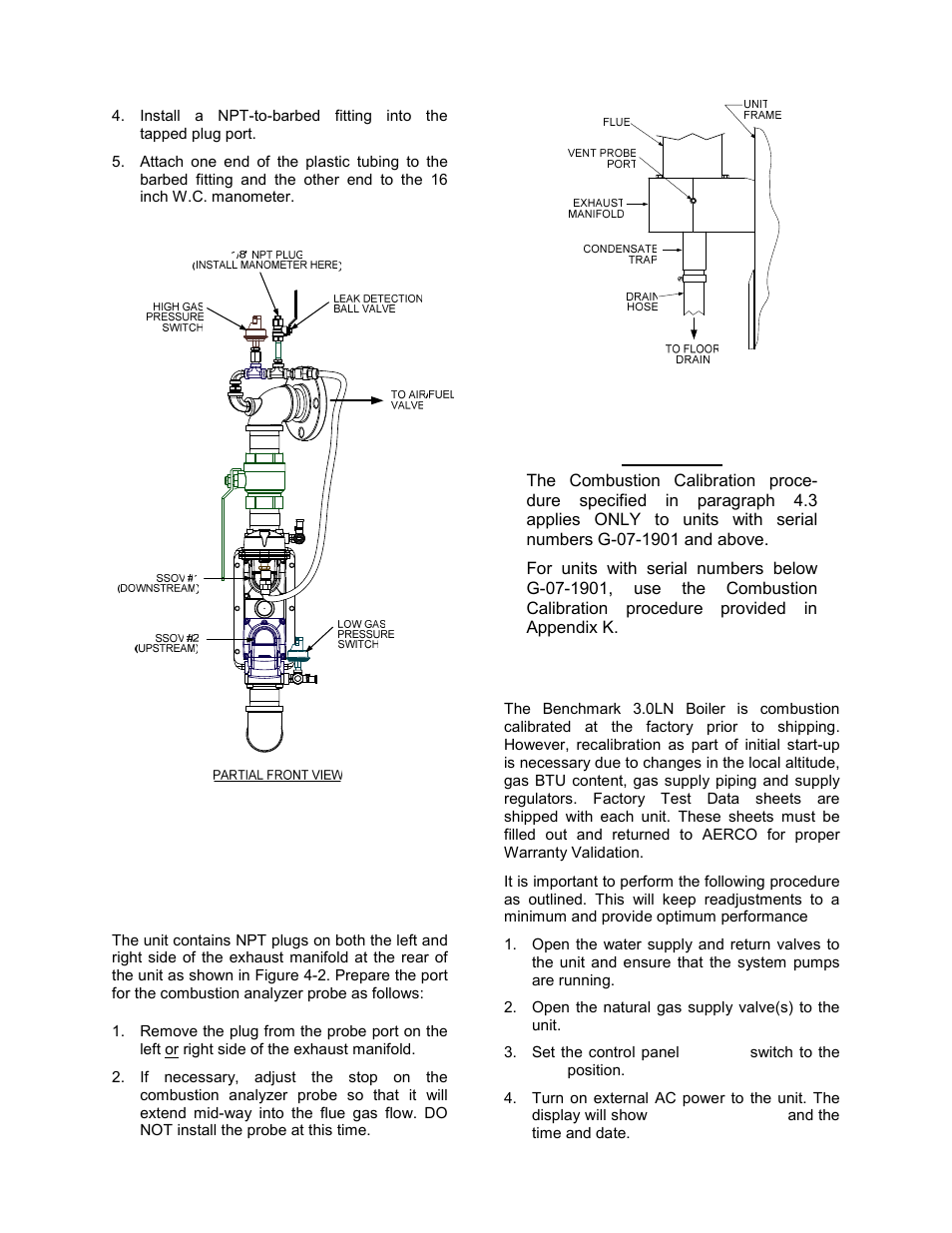 Initial start-up | AERCO BMK 3.0 LN Nat. Gas Jan 2009 User Manual | Page 34 / 121