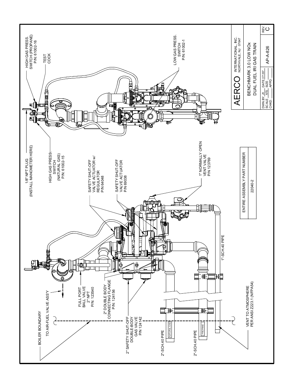 Aerco, Appendix f | AERCO BMK 3.0 LN Dual Fuel June 2010 User Manual | Page 104 / 145