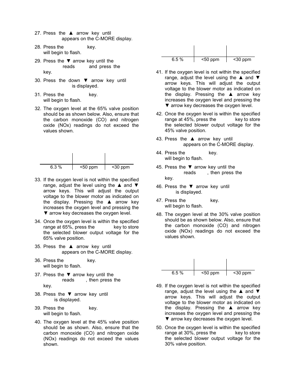 Initial start-up | AERCO BMK 3.0 LN Dual Fuel June 2010 User Manual | Page 37 / 145