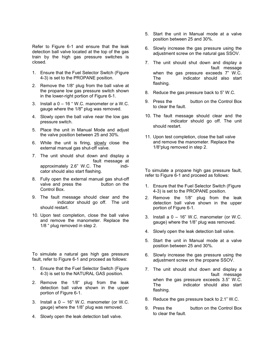 Safety device testing | AERCO BMK 3.0 LN Dual Fuel June 2010 User Manual | Page 50 / 145