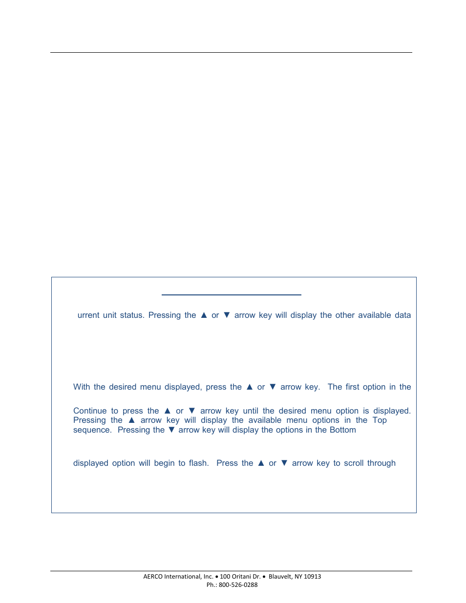 3 control panel menus, 1 menu processing procedure | AERCO BMK 6000 User Manual | Page 41 / 210