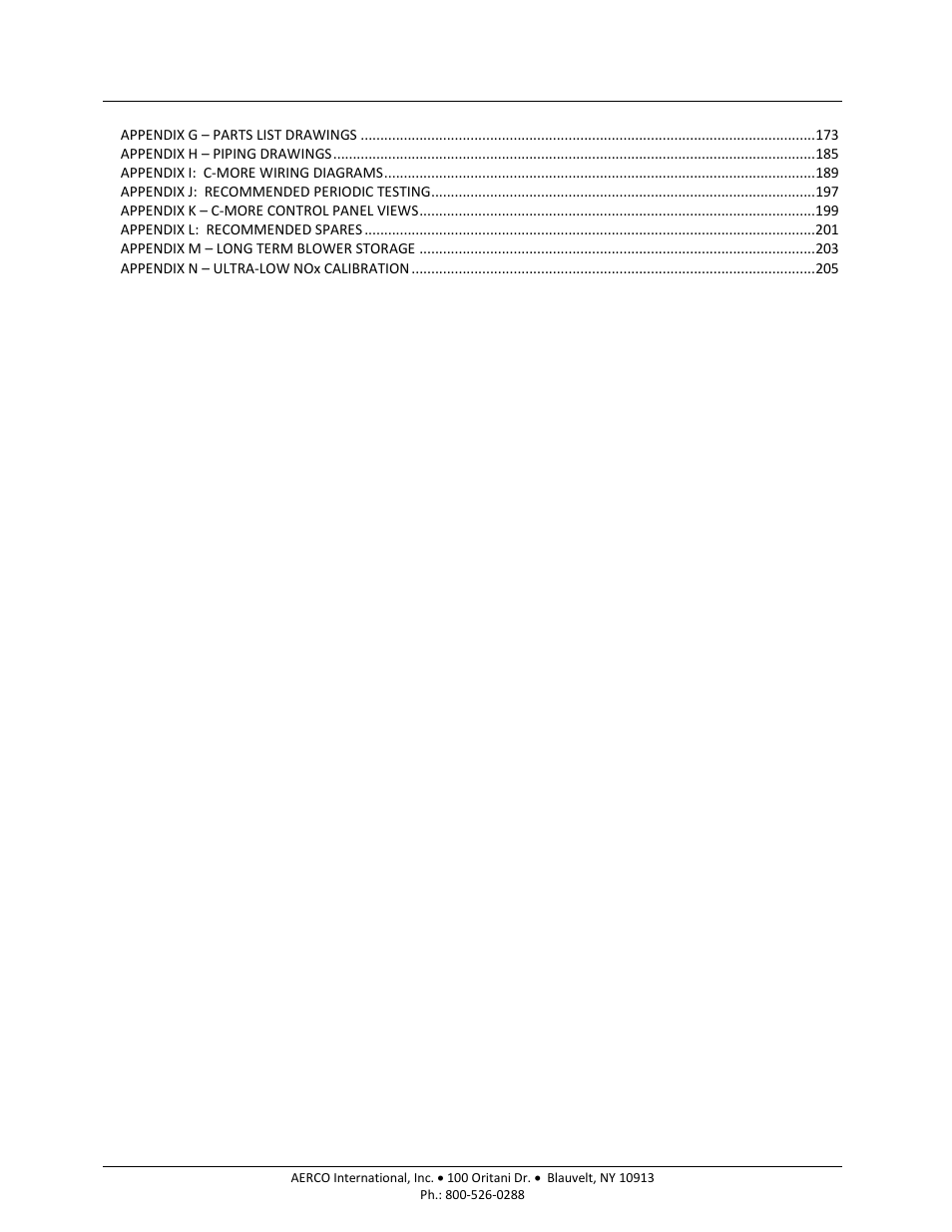 Benchmark 6000 boiler, Installation, operation & maintenance manual | AERCO BMK 6000 User Manual | Page 6 / 210